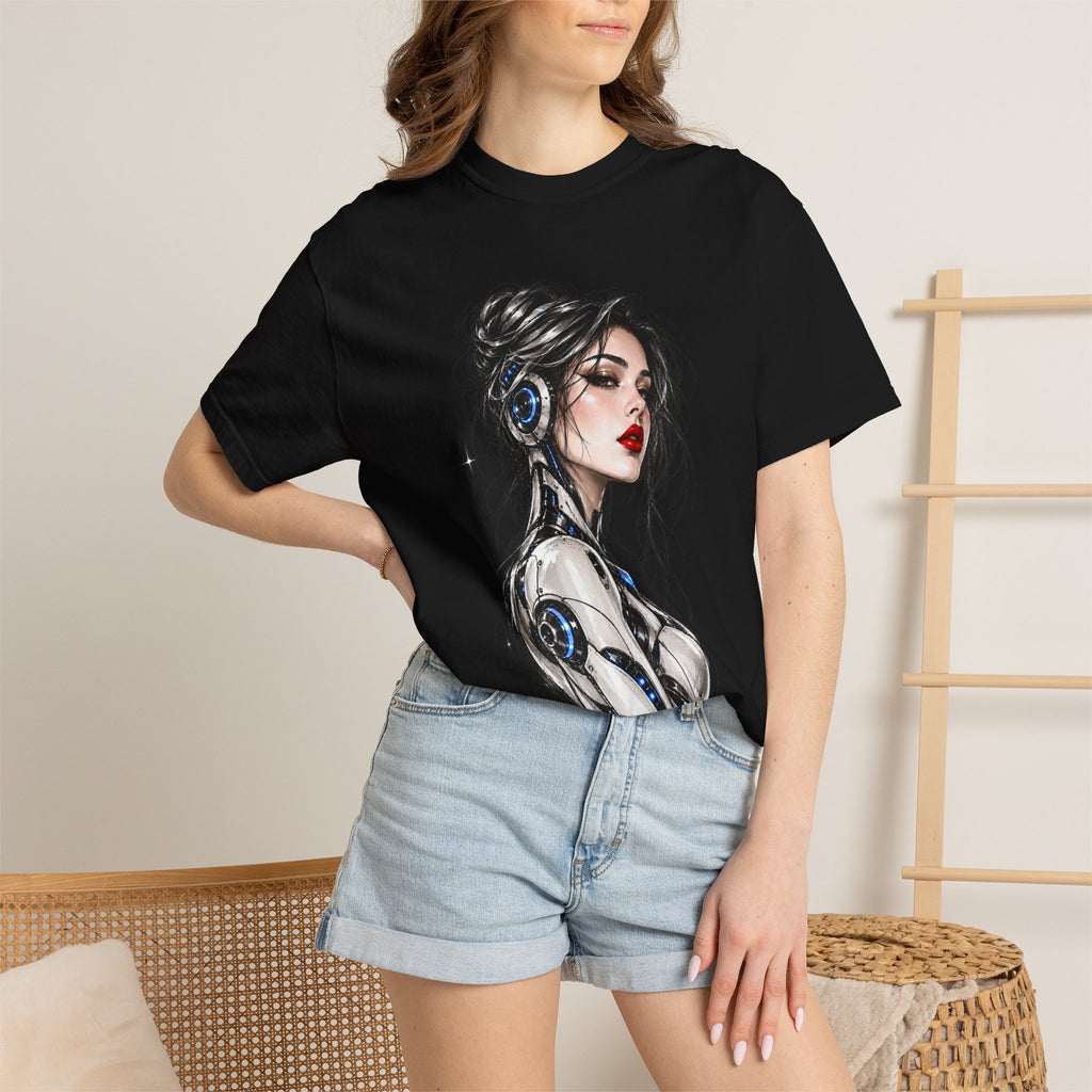 Robotic Woman Sketch Tee