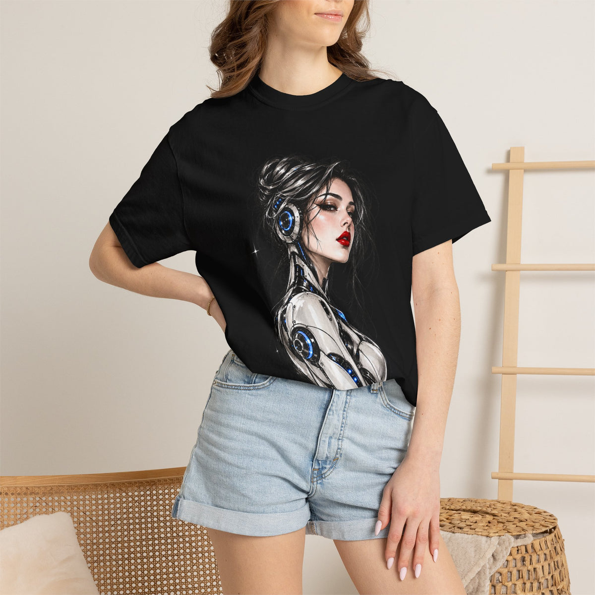Robotic Woman Sketch Tee
