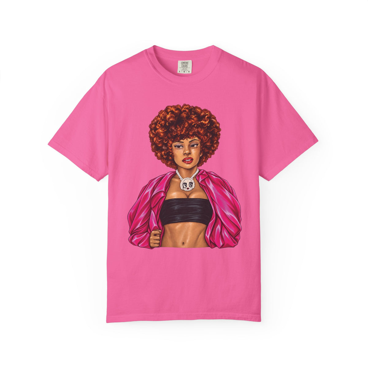 Ilustration pink chick