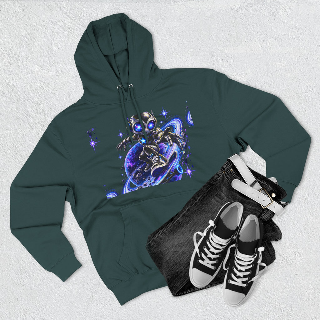 Robot Skater  Hoodie