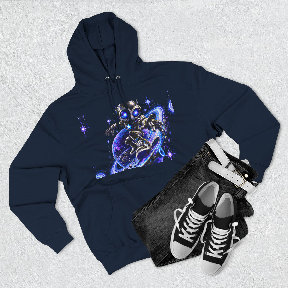 Robot Skater  Hoodie
